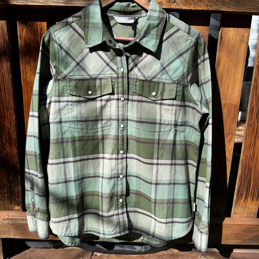 Stio Women’s Slipstone Midweight Flannel Shirt